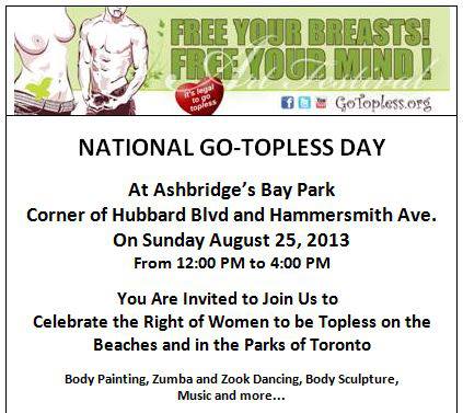 gotopless toronto announcement